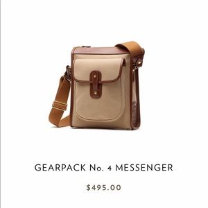 Gurkha gearpack no.4 messenger-vintage army twill